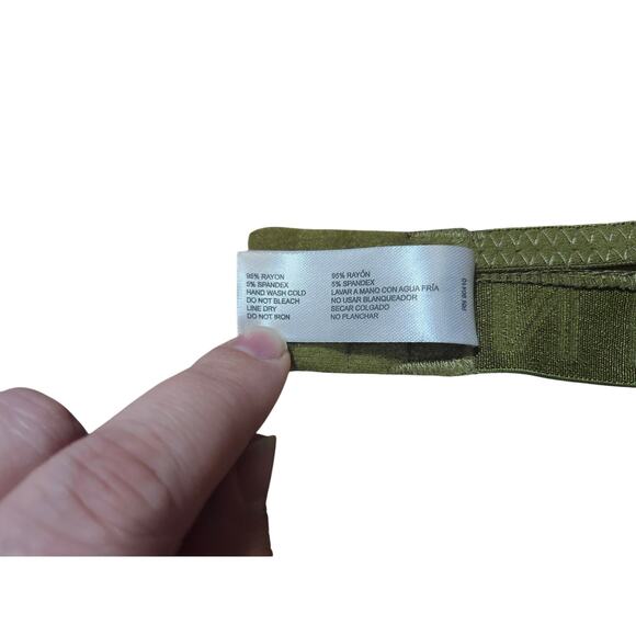 Danskin Intimates Push-Up Military Green Bra 34C Padded Underwire MSR $64 NWT - Picture 8 of 8